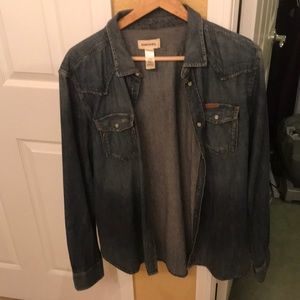 Diesel western denim shirt. L